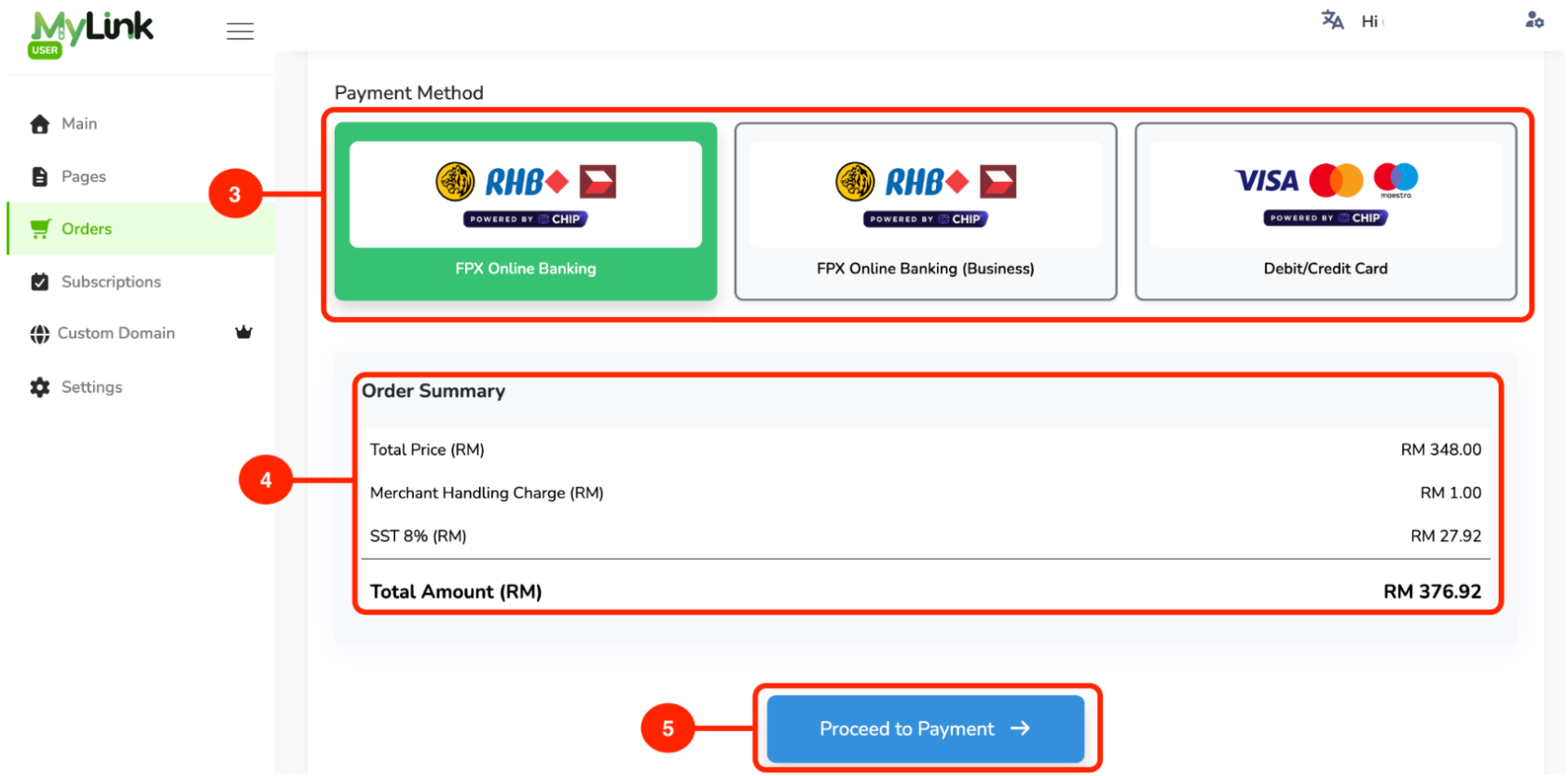 Payment method